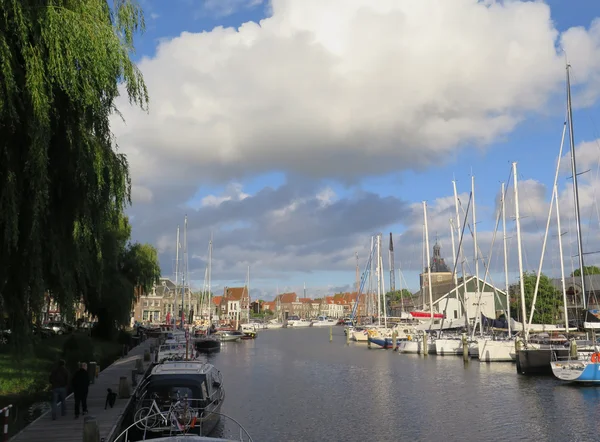 Navi olandesi sul canale — Foto Stock