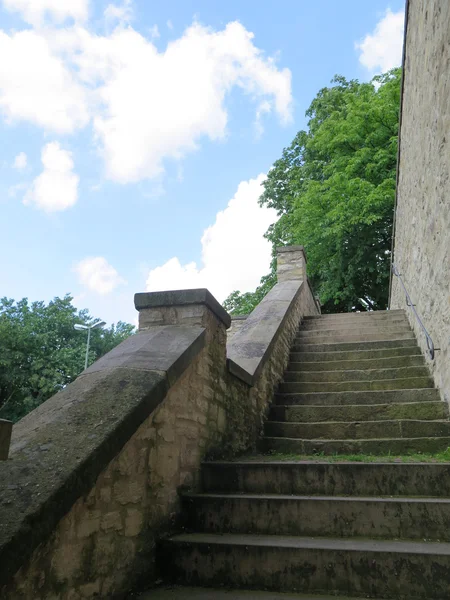 Steps on town wall — Stock Photo, Image
