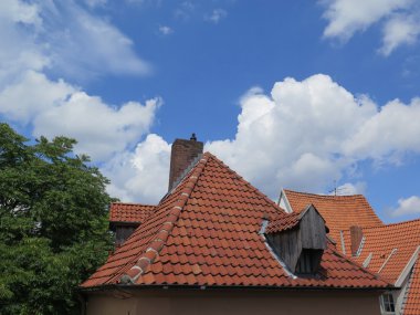 Osnabruck 'ta kırmızı çatılar