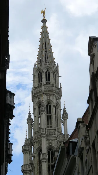 Wieża Guildhall, Bruksela — Zdjęcie stockowe