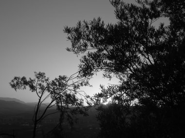 Ispanya 'da tek renkli gündoğumu