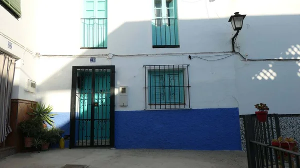 Coordenação Cor Ruim Casa Aldeia Andaluza Propriedade Pessoa Não Espanhola — Fotografia de Stock