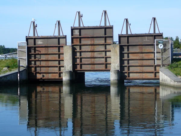 Sluis poorten — Stockfoto