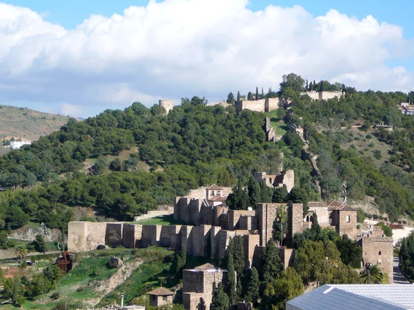 Malaga gibralfaro Kalesi — Stok fotoğraf