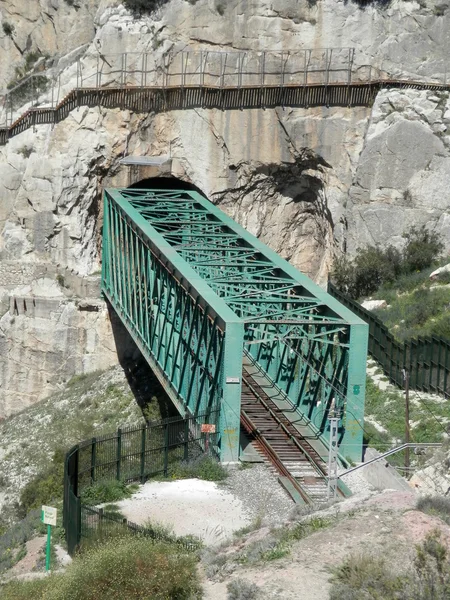 Caminito del ray - chodnik królów - el chorro — Zdjęcie stockowe