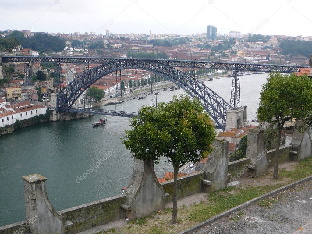Bridge over River Duero, Portugal