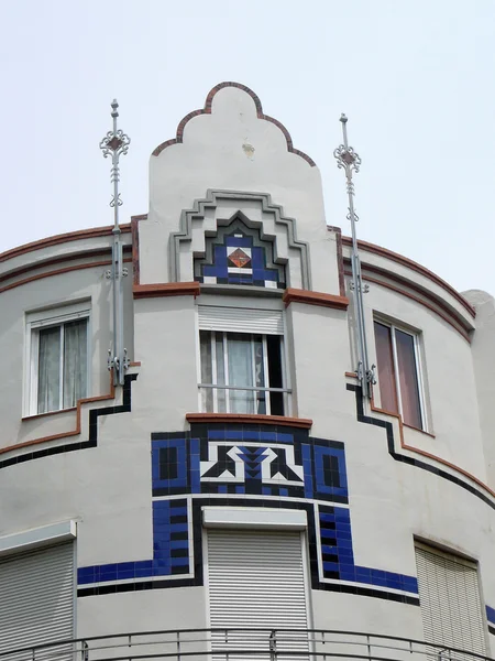 Malaga Eckgebäude — Stockfoto