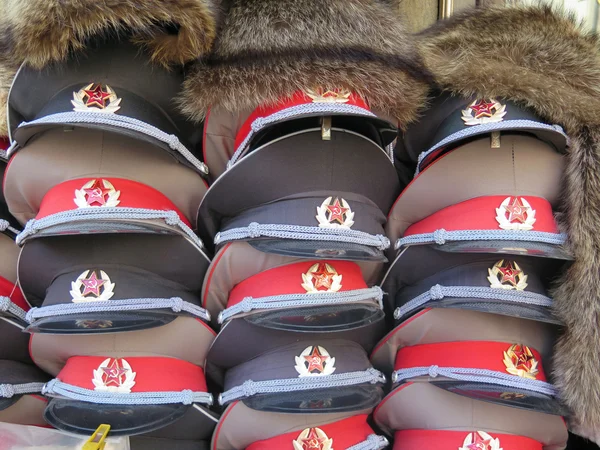 Gorras del ejército ruso — Foto de Stock