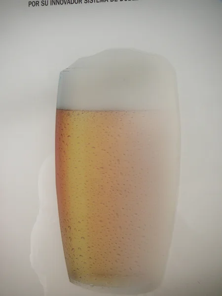 Koud glas bier — Stockfoto