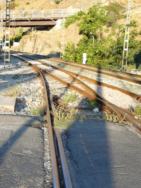 Cruce ferroviario — Foto de Stock