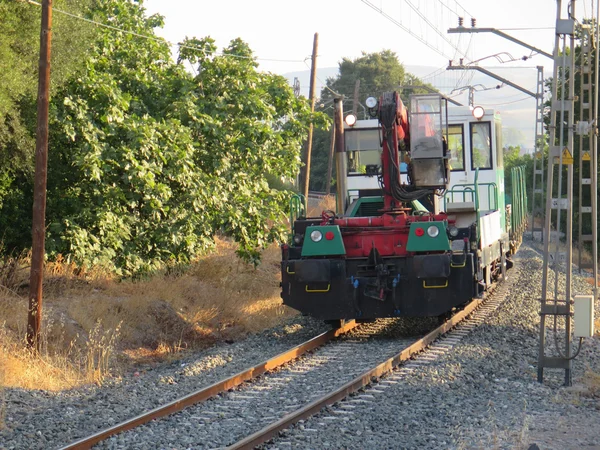 Lavori Treno — Foto Stock