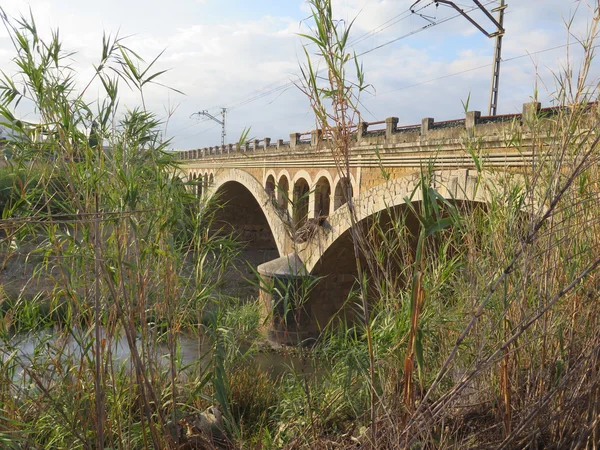 Ponte ferroviária — Fotografia de Stock