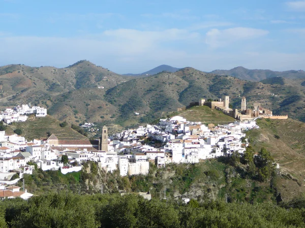Pueblo blanco de Alora, Andalucía — Foto de Stock