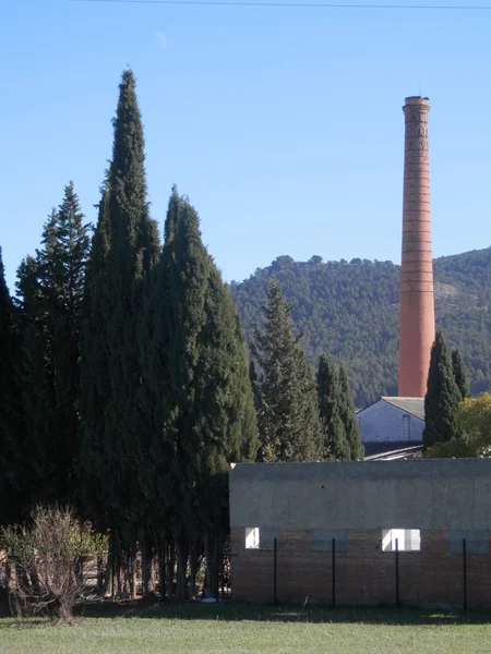 Chaminé Alto Brickwork — Fotografia de Stock