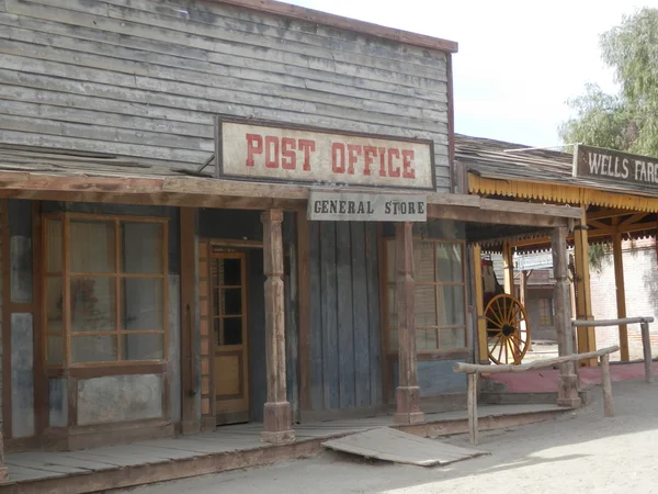 Edifício de madeira dos correios — Fotografia de Stock