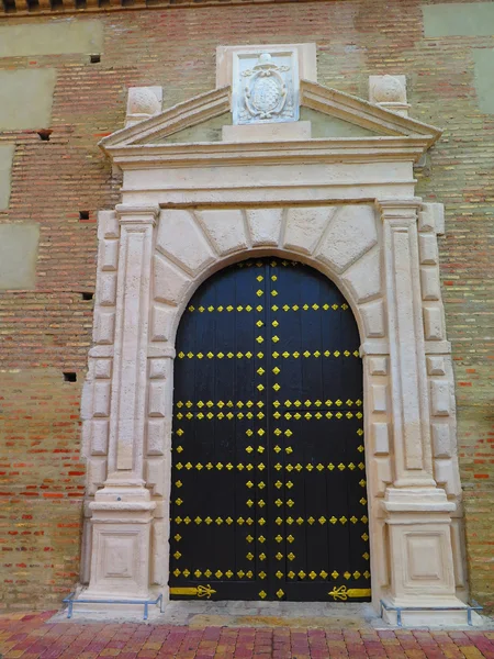 Gold studded Church door — Stock Photo, Image