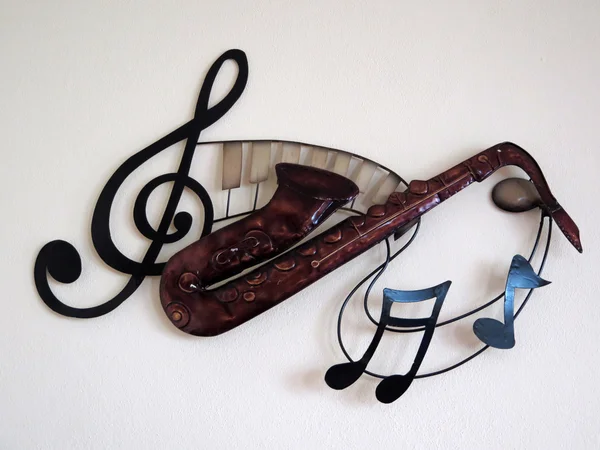 Müzik enstrüman dekorasyonu — Stok fotoğraf