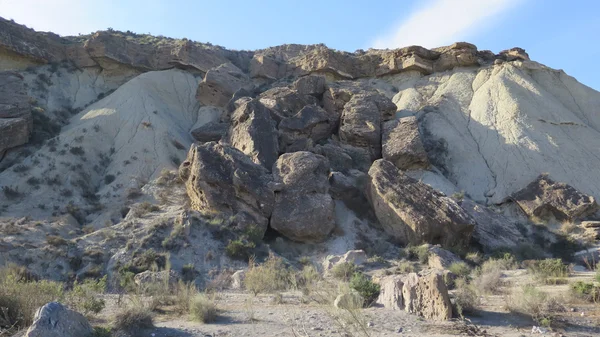Rocks in Tabernas Desert — Stock Photo, Image