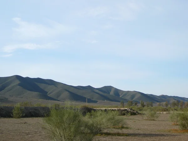 Hügel in der Wüste Tabernas — Stockfoto