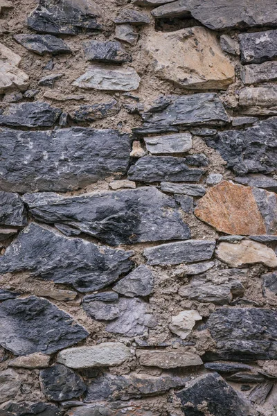 Stary Dom Kamienna Ściana Tekstury Budowa Kamienia — Zdjęcie stockowe
