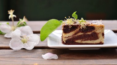 Çikolatalı cheesecake kek