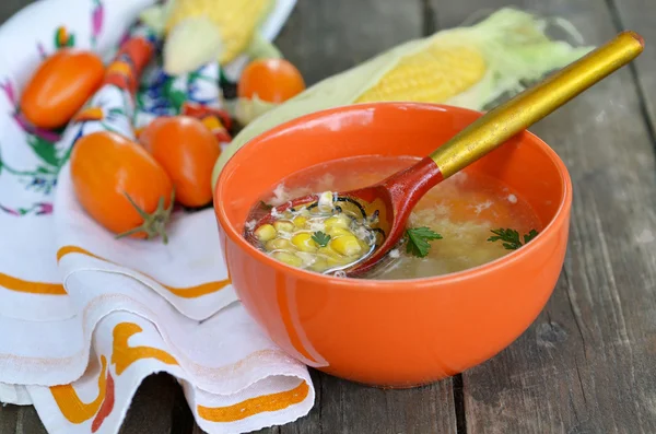 Kylling og maissuppe Stock Photos, Royalty Free Kylling og maissuppe ...