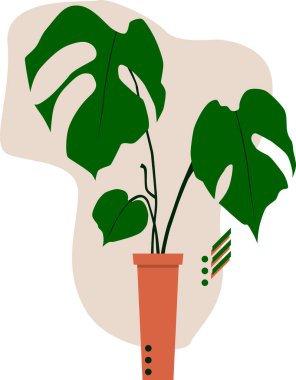 Yüksek bir tencerede canavar. Yazdır