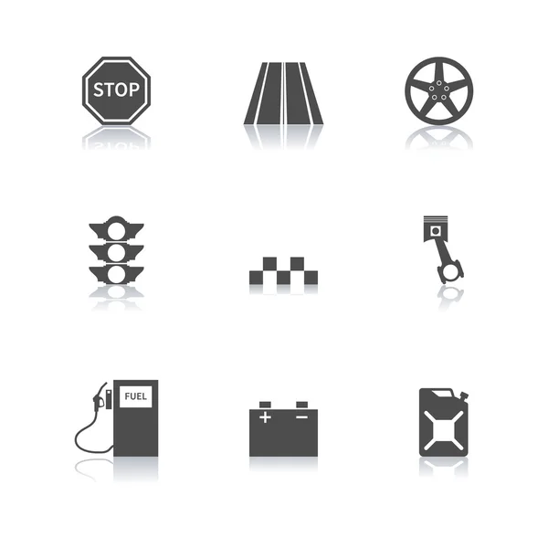 Auto-Symbole, Vektor-Illustration. — Stockvektor