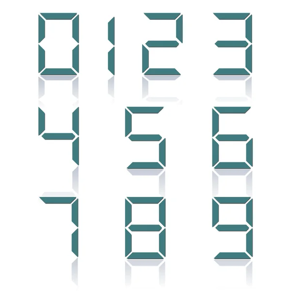 Un ensemble de nombres, illustration vectorielle . — Image vectorielle