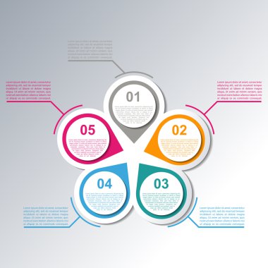 Öğeler için Infographics ayarla, illüstrasyon vektör.