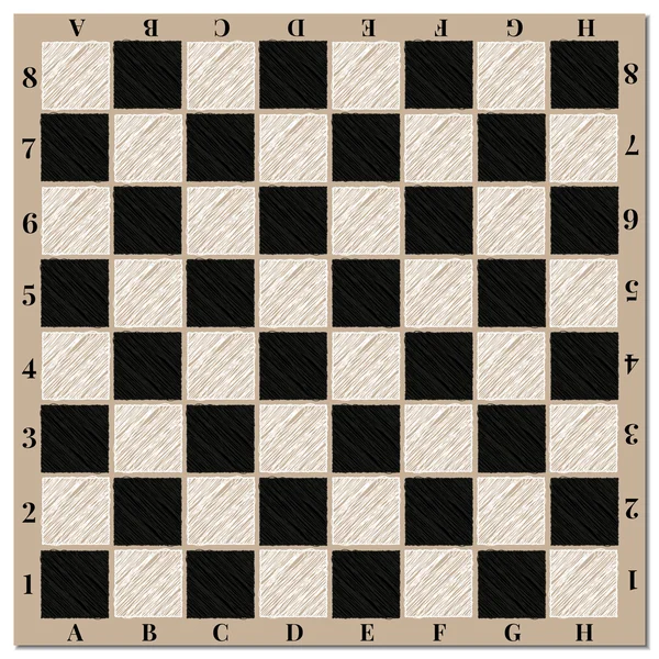 Quadro de xadrez, ilustração vetorial . — Vetor de Stock