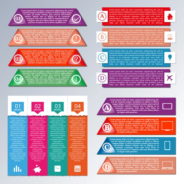 Elementi di infografica, illustrazione vettoriale . — Vettoriale Stock