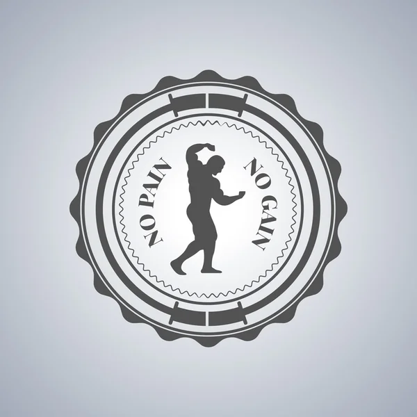 Logo deportivo, ilustración vectorial . — Vector de stock