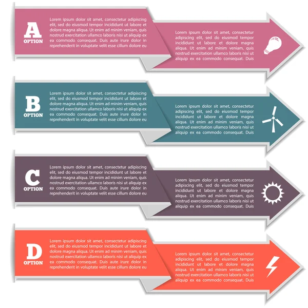 Elementi di infografica, illustrazione vettoriale . — Vettoriale Stock