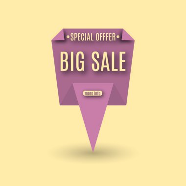 satış etiketi, vektör illüstrasyonu.