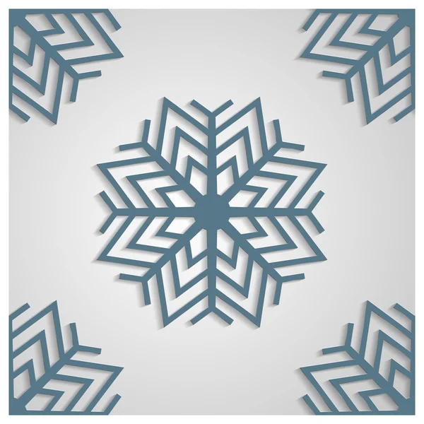 Ομοιογενές φόντο της νιφάδες χιονιού, εικονογράφηση φορέας. — Διανυσματικό Αρχείο