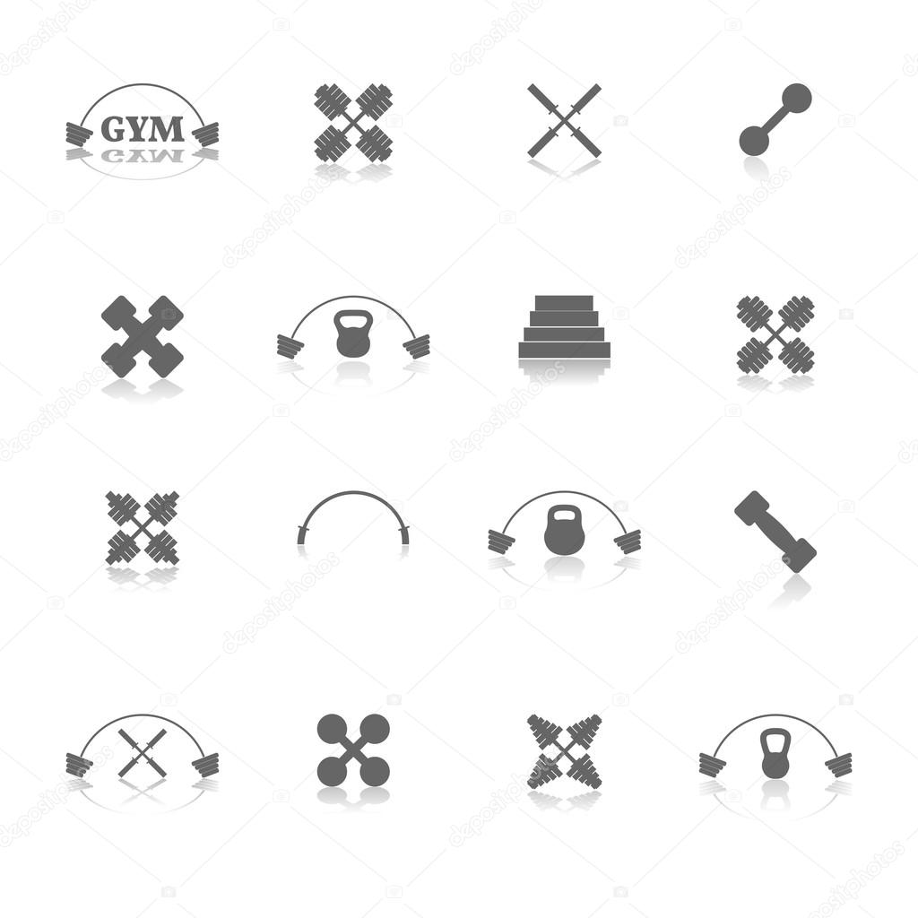 Sports Equipment icons, vector illustration.