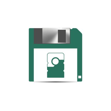 Simgeyi, vektör illüstrasyonunu kaydet.