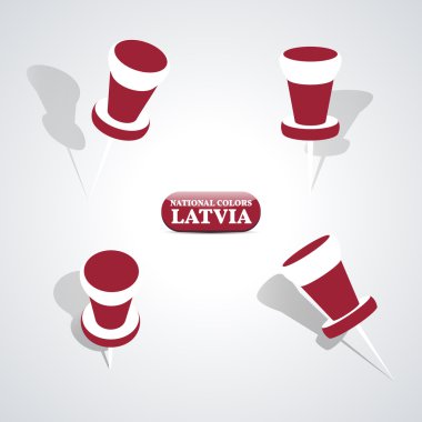 Raptiyeler, vektör çizim seti.