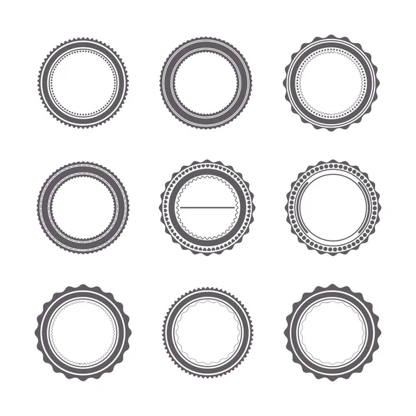 Набор эмблем, векторная иллюстрация . — стоковый вектор