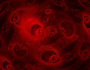 kalp fraktal arka plan