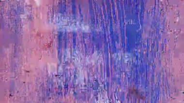 Pembe ve mavi grunge desen arka plan, damlayan boya izleri, kirli soyut tuval, katmanlı renk ve analog giyim ile sıkıntılı yüzey