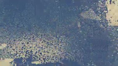 Mavi grunge doku arka plan, ağır tahıl ve gürültü, sıkıntılı boyalı yüzey, dijital ve analog erozyon efektli soyut yaş tuval