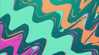 deniz mavisi şeftali rengi el resmi soyut arkaplan, dalgalı fırça darbeleri, yumuşak grunge mizah dokusu, anlamlı çizgi film anime boyalı yüzey