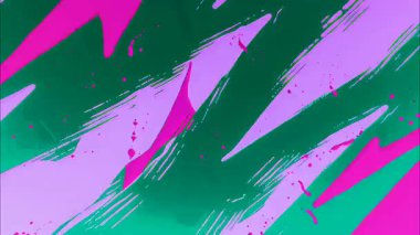 Mor deniz mavisi el, soyut arkaplan, kaba çapraz fırça darbeleri, grunge mizah dokusu, anlamlı boya sıçramaları, dinamik çizgi film tarzı yüzey.