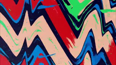 Soyut dalgalı grunge dokusu, çok renkli el boyası vuruşlar, bej yeşil mavi tonlar, çizgi film animasyon tarzı fırça hareketi, anlamlı animasyon deseni