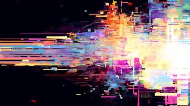 Patlayıcı soyut arıza, parlak dijital parçalar, kaotik renk parçaları, neon veri patlaması, pikselleştirilmiş enerji çarpması, yüksek yoğunluklu siber punk hareketi, canlı eflatun sarı palet, fütüristik soyut arkaplan