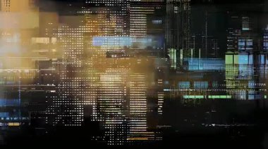 Soyut hata ızgarası, dijital gürültü katmanları, bozuk veri katmanları, siber bozulma şablonu, karanlık teknoloji arka planı, piksel paraziti, bozuk sinyal dokusu, gelecekteki matris estetiği, kentsel veri kaosu, elektronik hata görselleri