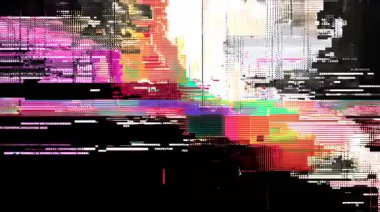 Soyut dijital manzara hatası, bozuk şehir verileri, piksellenmiş yapılar, bozuk sinyal dokusu, siber çevre bozulması, fütüristik arkaplan, yatay gürültü katmanları, veri yetersizliği estetik, dijital bozunma görselleri