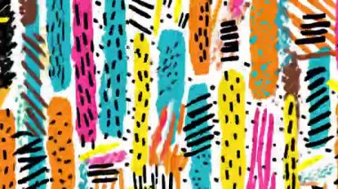 dikey el boyası soyut vuruşlar, renkli grunge çizgi film dokusu, anlamlı fırça çizgileri arka plan, oyuncu pop sanat yüzeyi, saf çizim tarzı, parlak dinamik kompozisyon